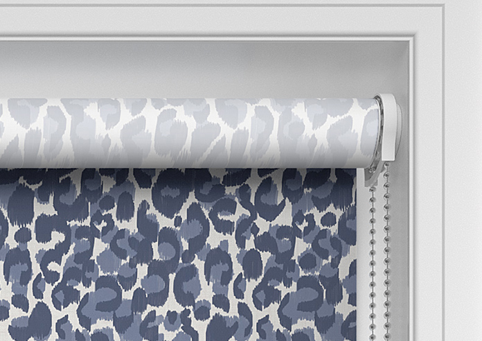 Leopard, Soft Blues - Twist&Fit Roller Blind - Image 11